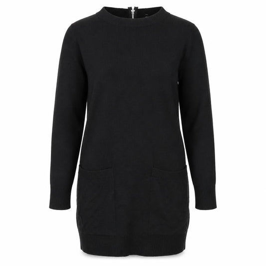 Topshop Womens Black  Knit Pullover Jumper Size 8