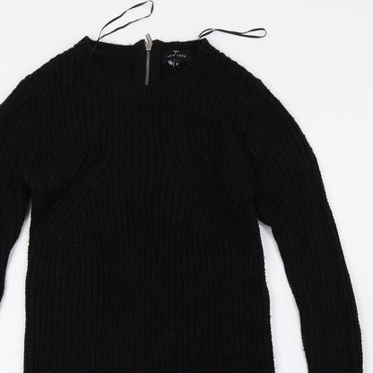 New Look Womens Black  Knit Pencil Dress  Size 8