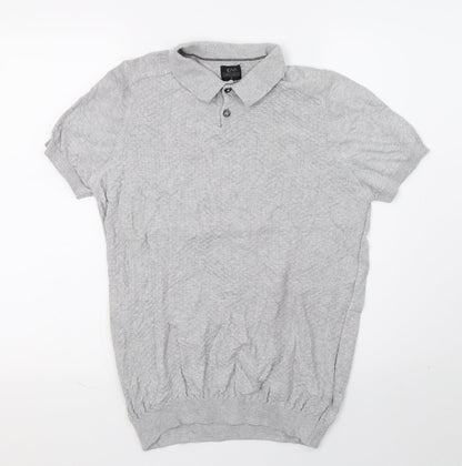 ACW 85 Mens Grey    Polo Size S