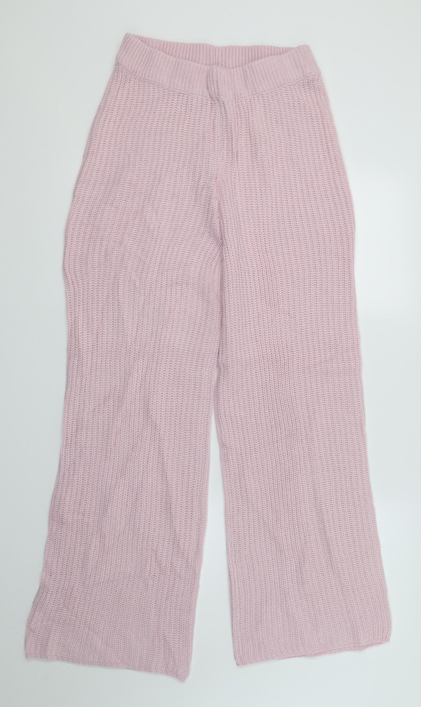 Womens UK Size S Boohoo Regular Fit Jogger Pink Trousers