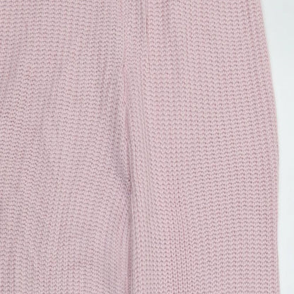 Womens UK Size S Boohoo Regular Fit Jogger Pink Trousers