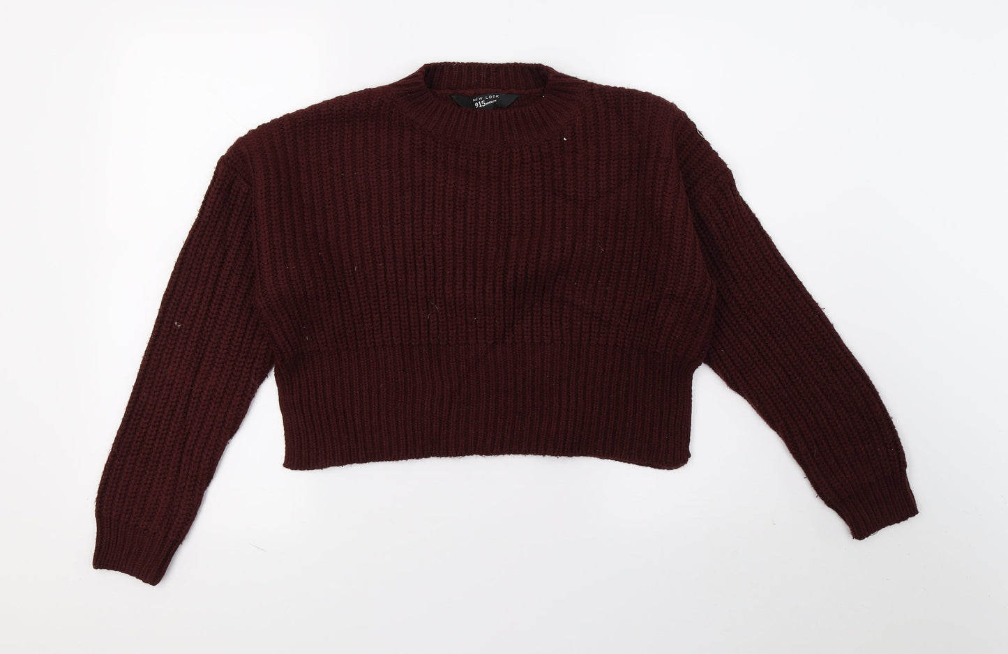 New Look Girls Purple  Knit Pullover Jumper Size 12-13 Years