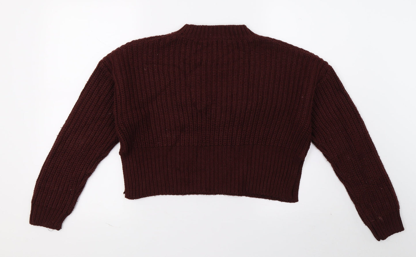 New Look Girls Purple  Knit Pullover Jumper Size 12-13 Years