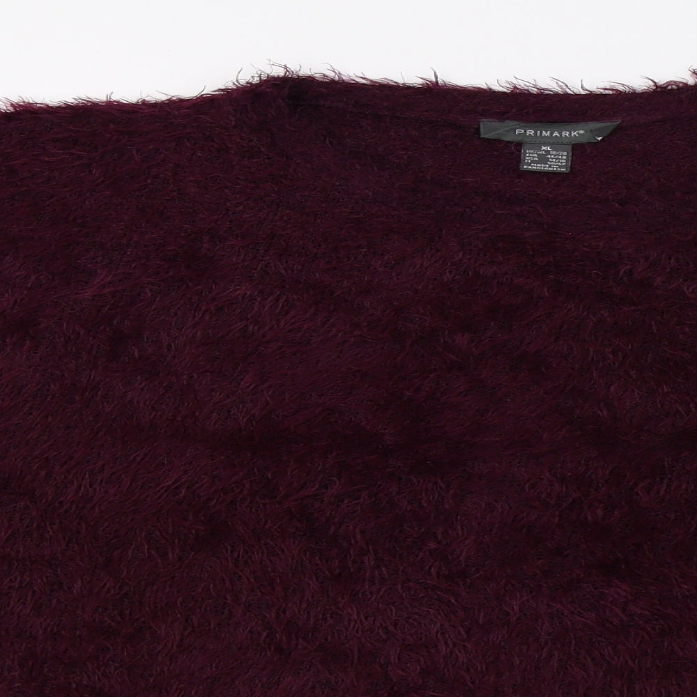 Primark Womens Purple  Knit Pullover Jumper Size 18