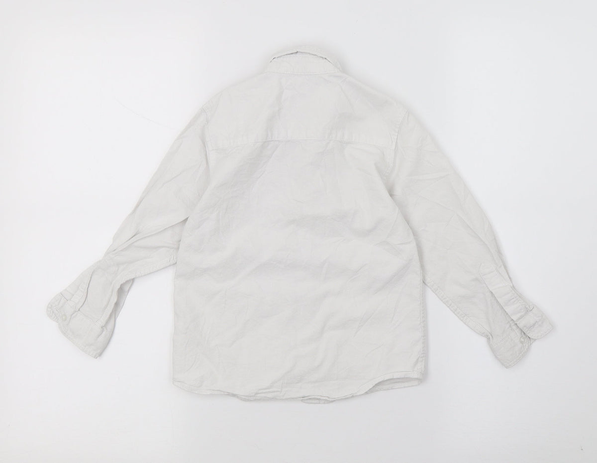 Primark Boys White   Basic Button-Up Size 4-5 Years