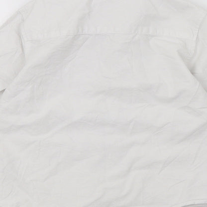 Primark Boys White   Basic Button-Up Size 4-5 Years