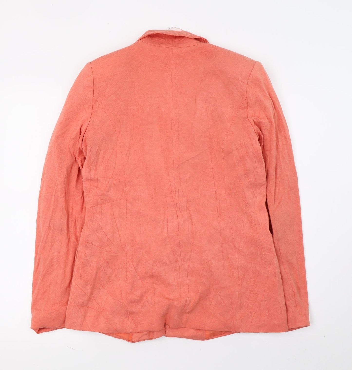 Womens UK Size 8 Oasis Orange Jacket