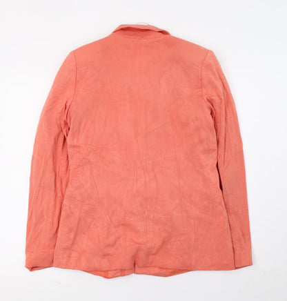 Womens UK Size 8 Oasis Orange Jacket