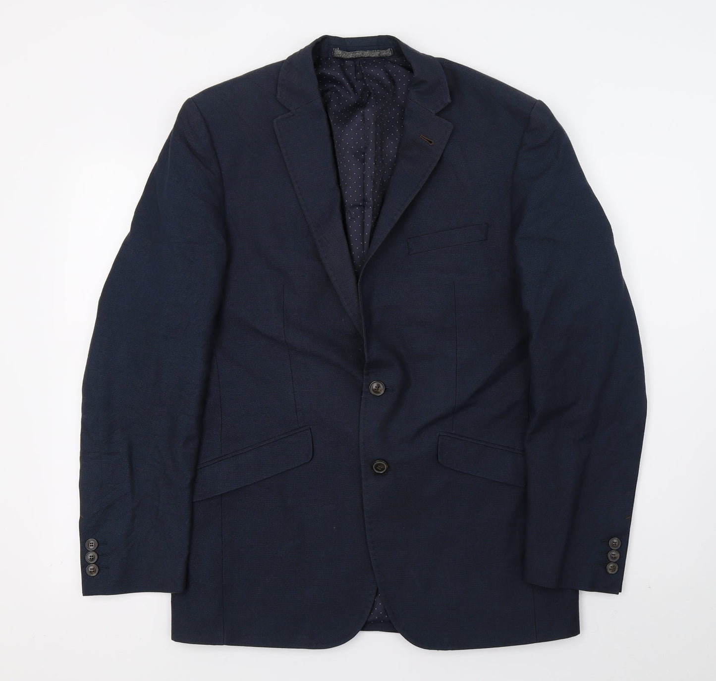 Mens UK Size M M&S Regular Blue Suit Jacket