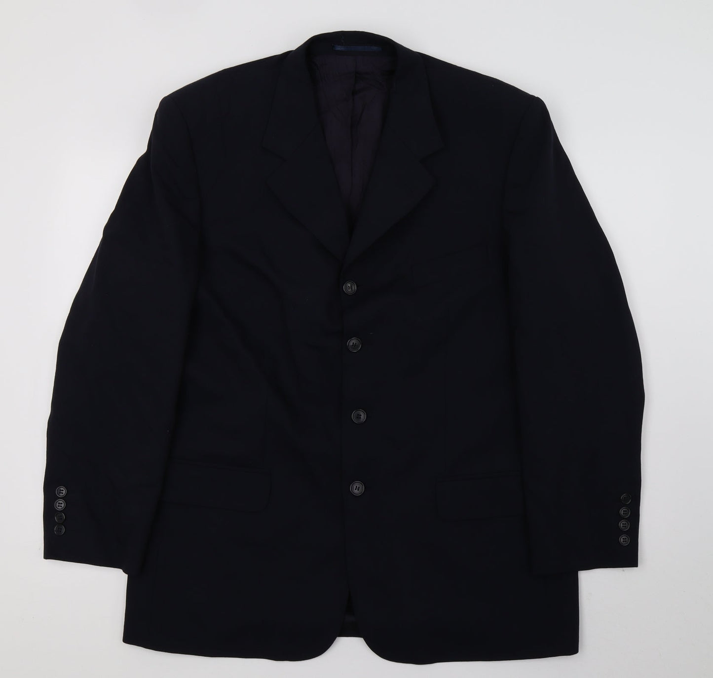 Mens UK Size L David Moss Regular Blue Suit Jacket