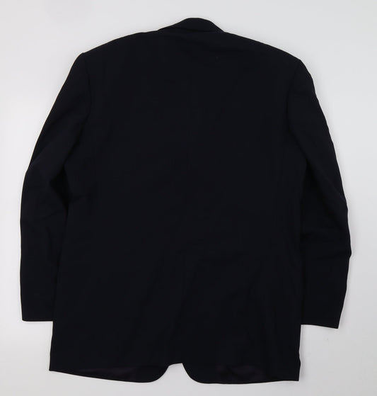 Mens UK Size L David Moss Regular Blue Suit Jacket