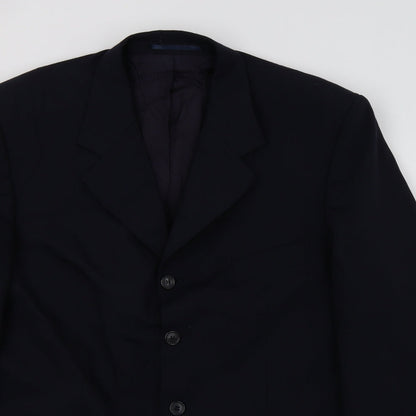 Mens UK Size L David Moss Regular Blue Suit Jacket