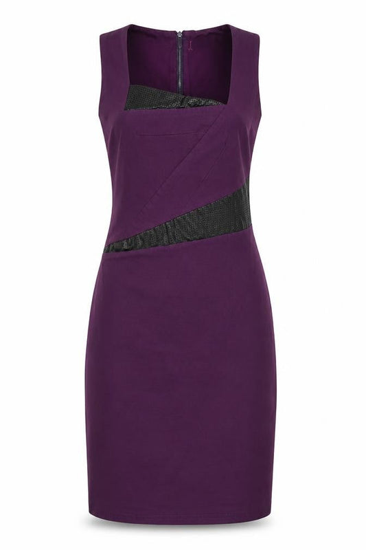 Goddess London Womens Purple   Pencil Dress  Size 10