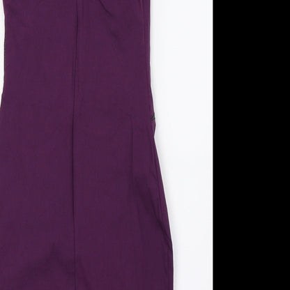 Goddess London Womens Purple   Pencil Dress  Size 10
