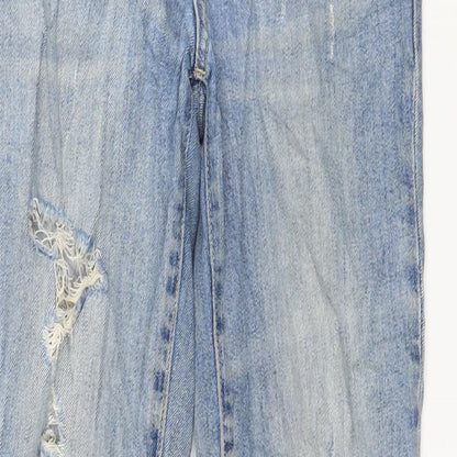 Gap Womens Blue  Denim Straight Jeans Size 26 in L31 in