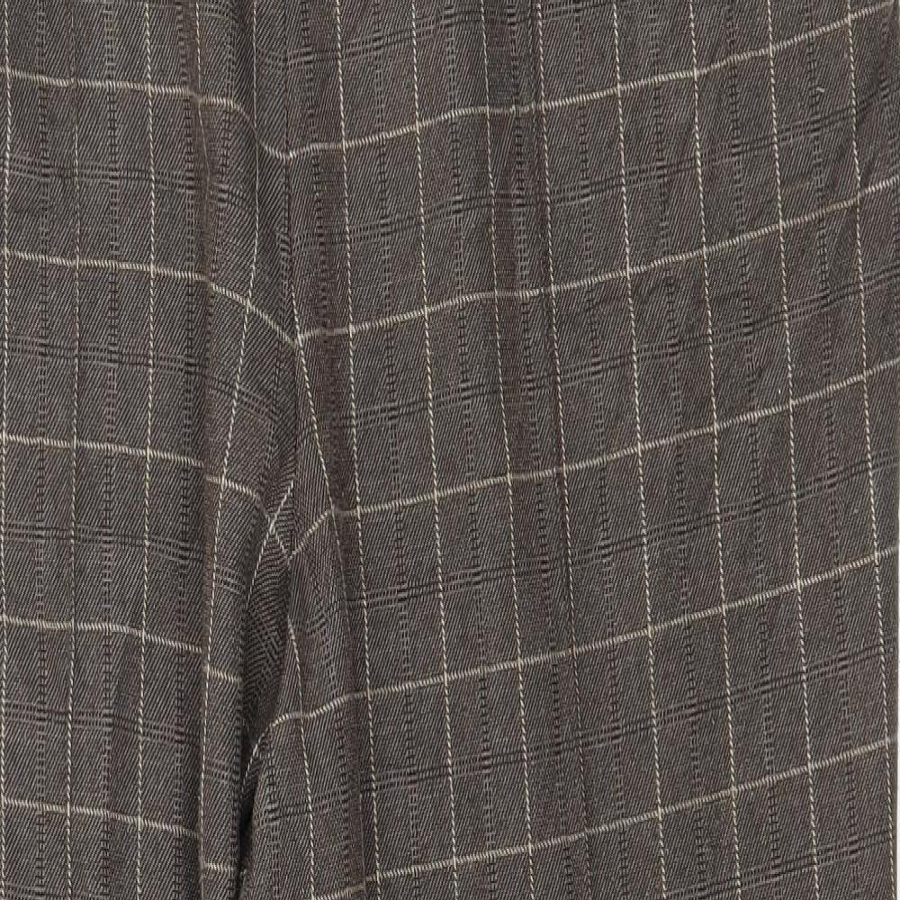 Womens UK Size 16 Marks and Spencer Regular Fit  Brown Trousers