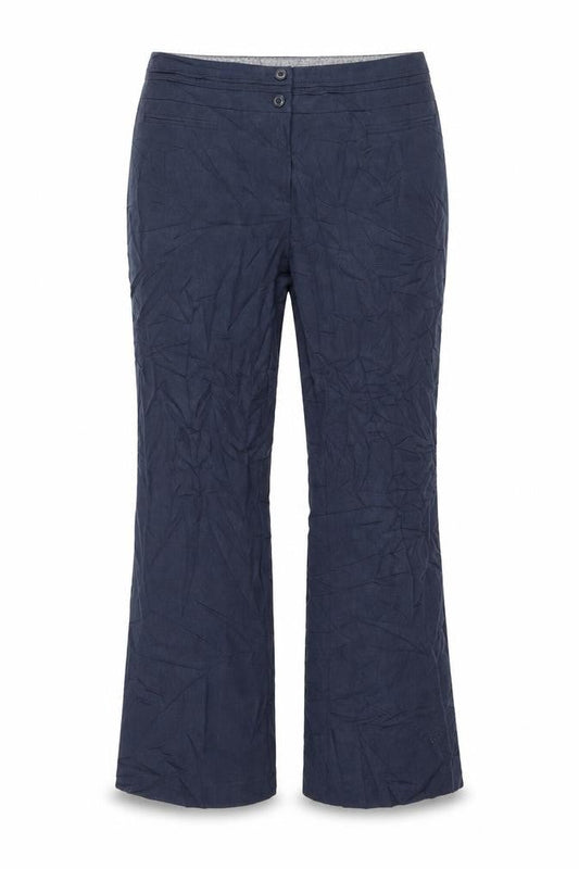 Womens UK Size 12 M&Co Regular Fit  Blue Trousers