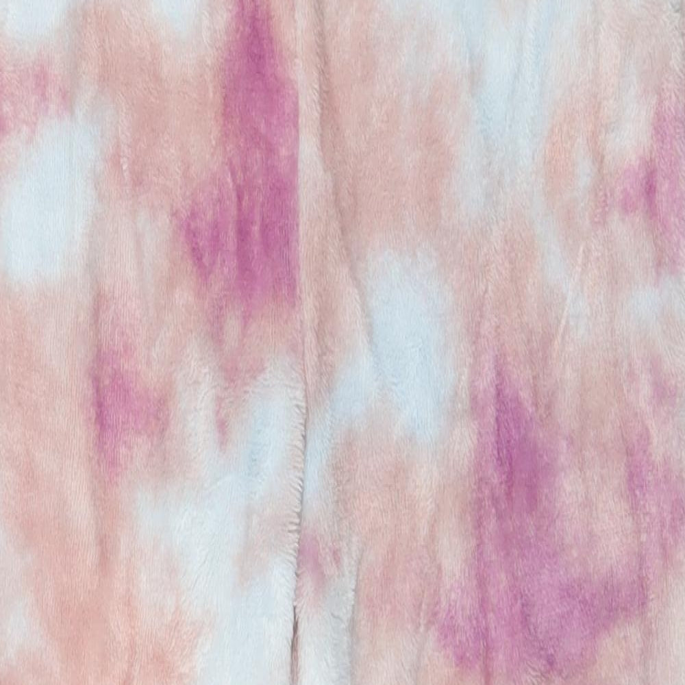 NEXT Girls Pink Geometric Microfibre Capri Pyjama Pants Size 7 Years  - Tie Dye