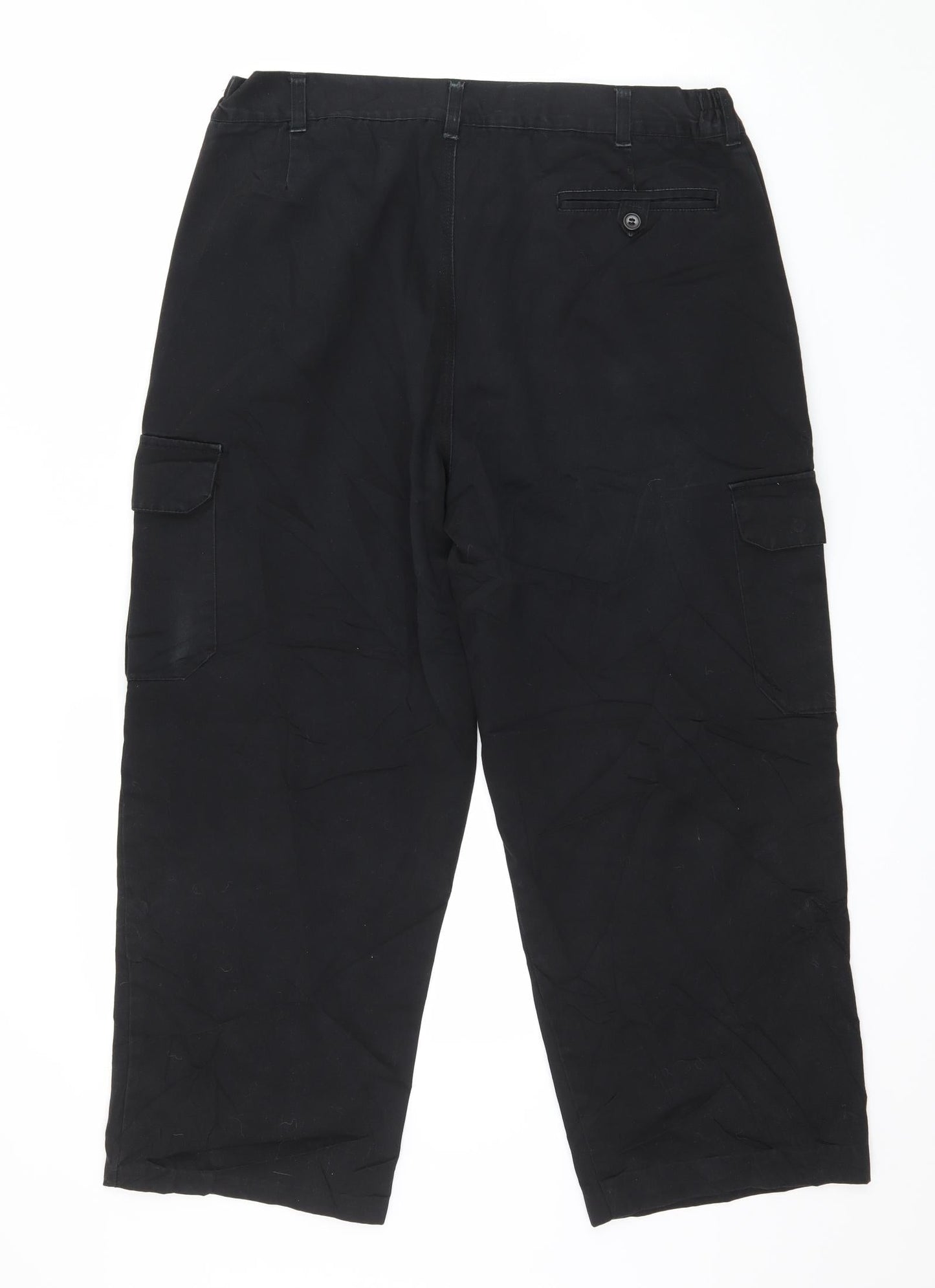 Black Knight Womens Black   Trousers  Size 36 in L25 in