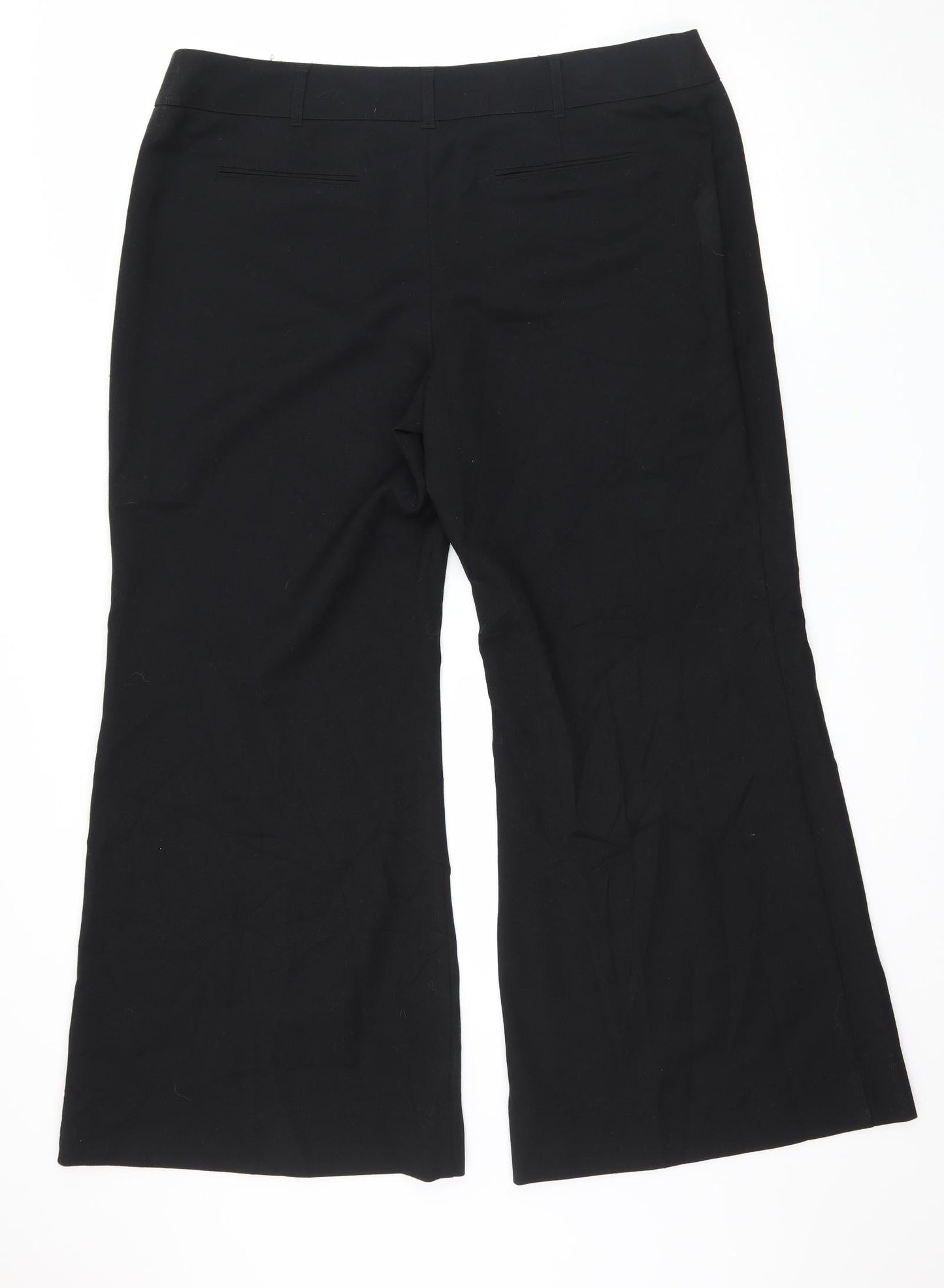 Womens UK Size 38 in Marks and Spencer Regular Fit  Black Trousers