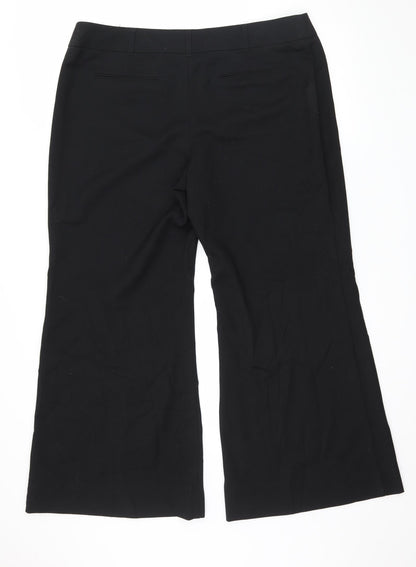 Womens UK Size 38 in Marks and Spencer Regular Fit  Black Trousers