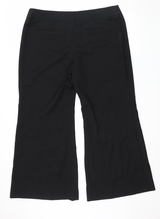 Womens UK Size 38 in Marks and Spencer Regular Fit  Black Trousers