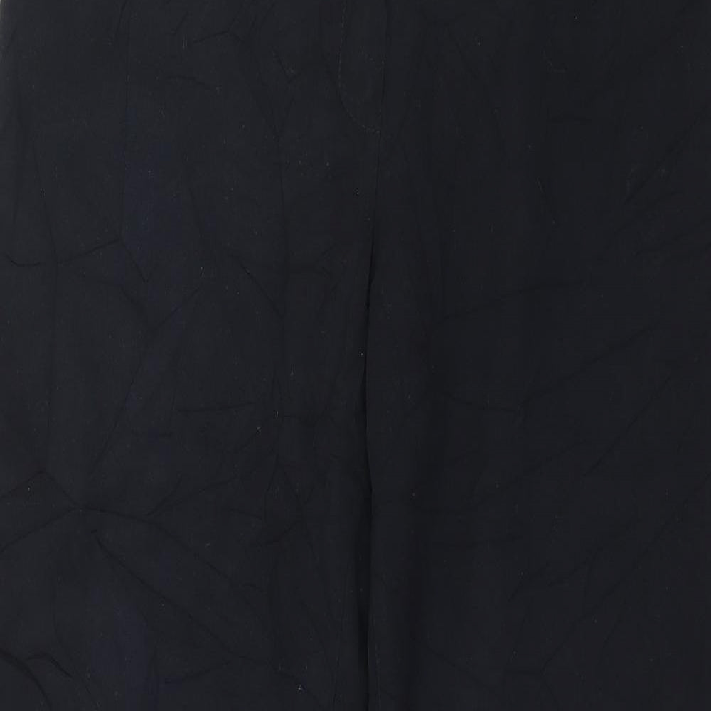 Womens UK Size 12 Marks and Spencer Regular Fit  Black Trousers