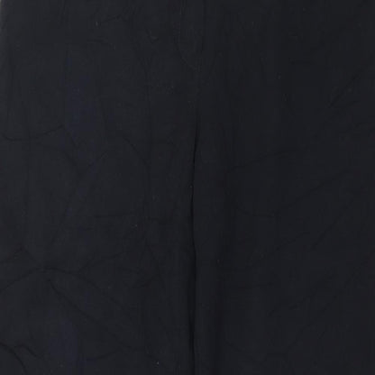Womens UK Size 12 Marks and Spencer Regular Fit  Black Trousers