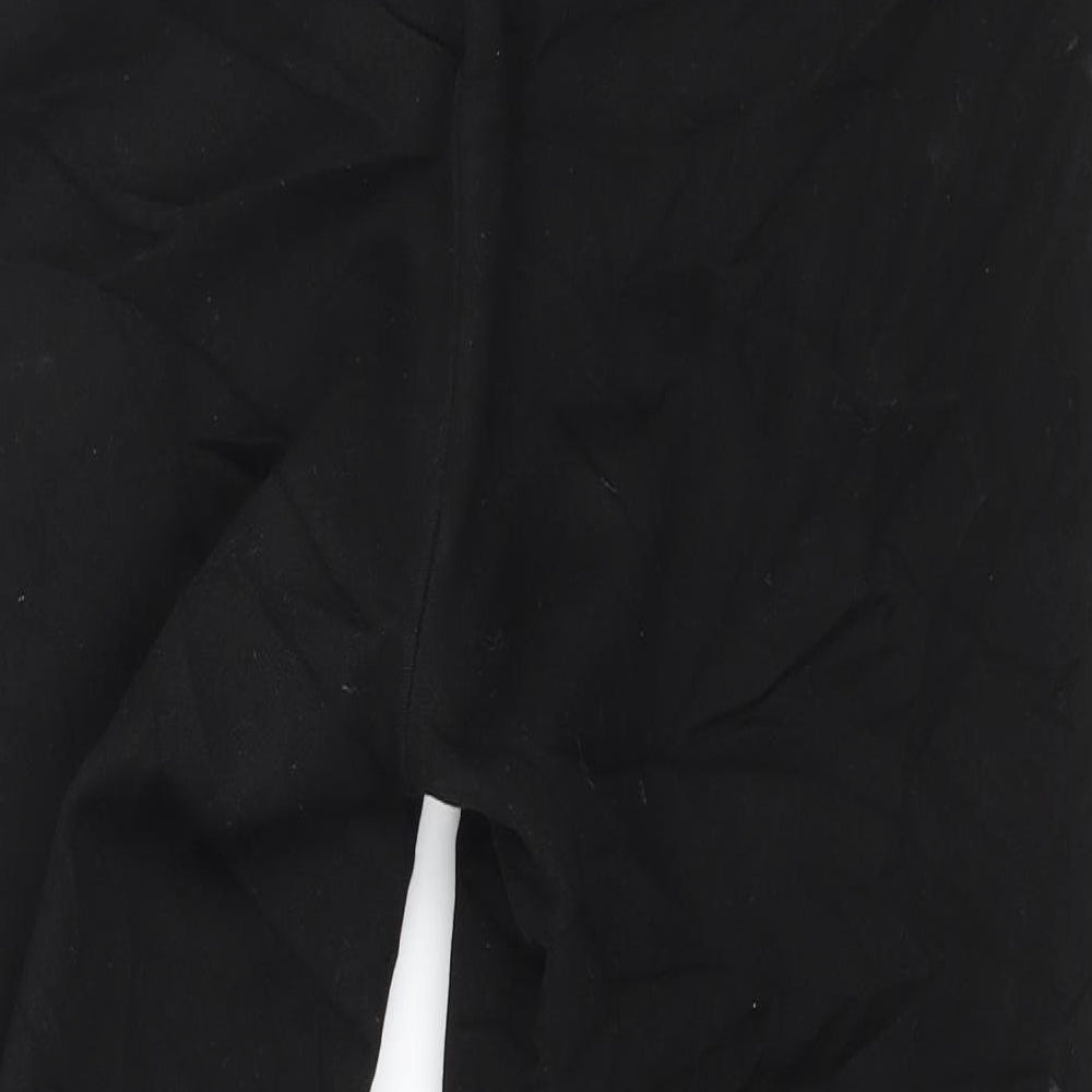 Womens UK Size S Zara Regular Fit  Black Trousers