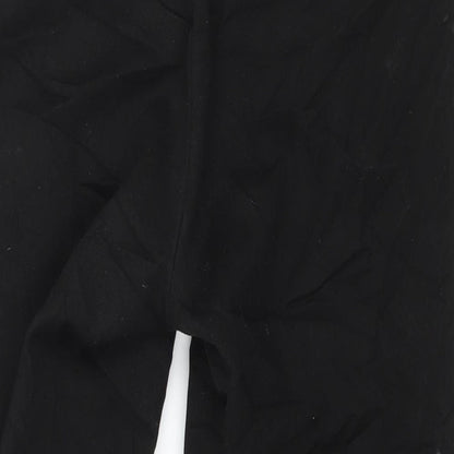 Womens UK Size S Zara Regular Fit  Black Trousers