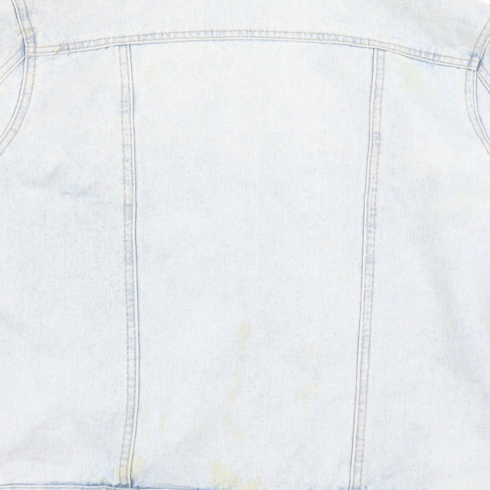 New Look Womens Blue  Denim Jacket  Size 10