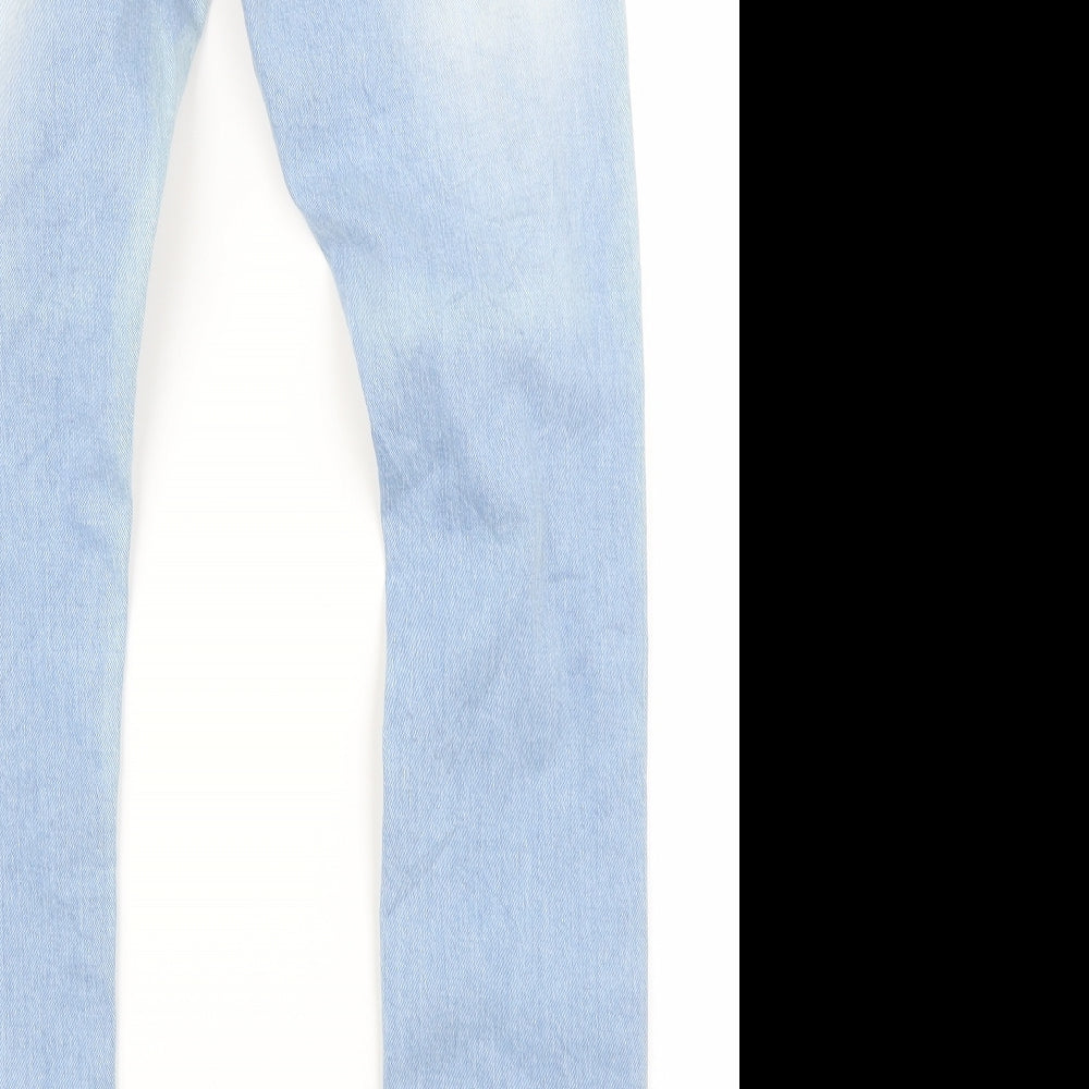 Mens UK Size 30 in No91 Regular Fit Skinny Blue Jeans