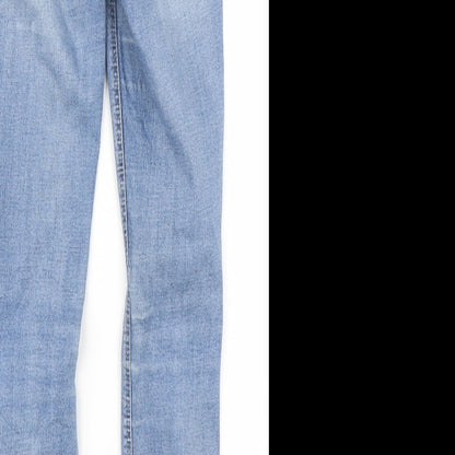 Matalan Womens Blue  Denim Skinny Jeans Size 8 L25 in