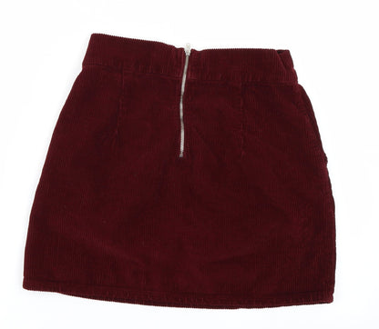 Womens UK Size 26 in Topshop A-Line Corduroy Skirt