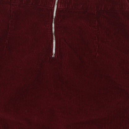 Womens UK Size 26 in Topshop A-Line Corduroy Skirt