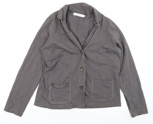 John Lewis Womens Grey   Jacket Blazer Size 14