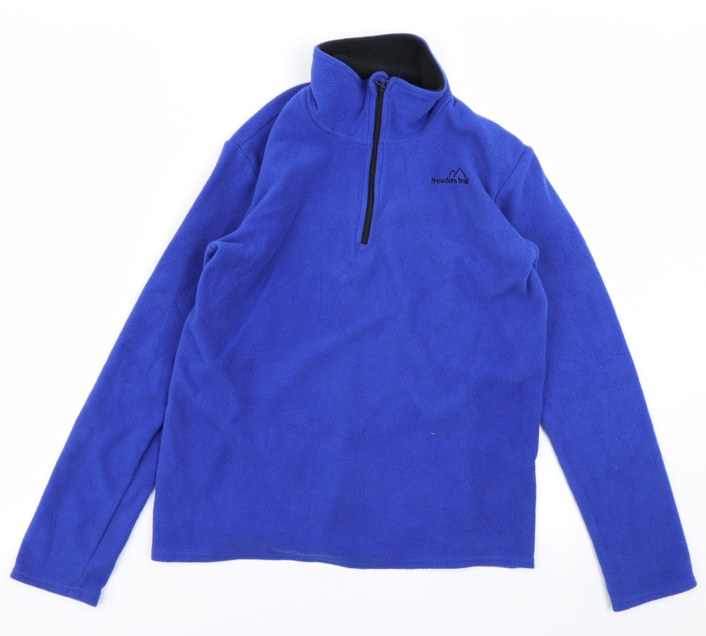 Freedom Trail Womens Blue  Fleece Pullover Sweatshirt Size 4