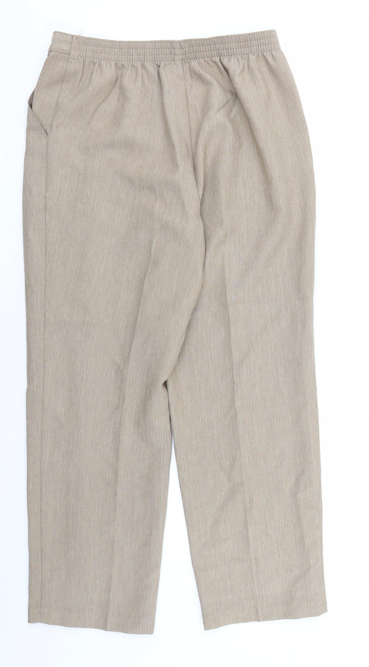M&S Womens Brown   Trousers  Size 10 L23 in