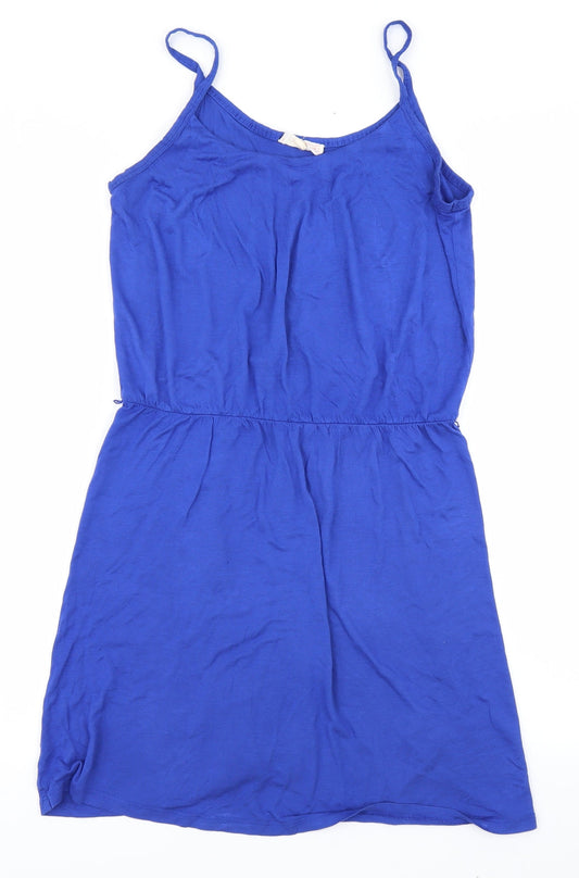 m&s Womens Blue   Skater Dress  Size S
