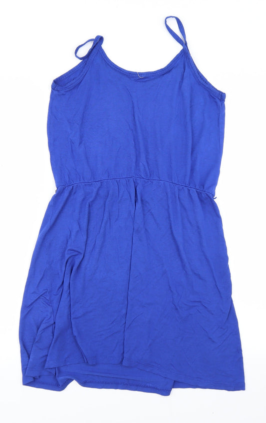 m&s Womens Blue   Skater Dress  Size S