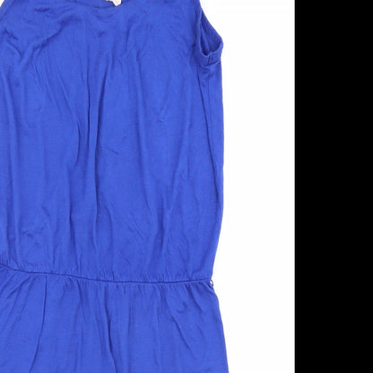 m&s Womens Blue   Skater Dress  Size S