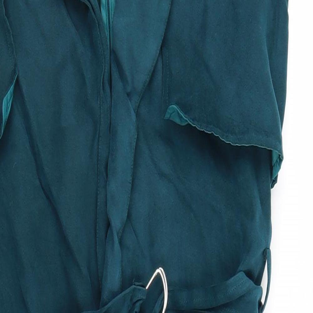 Missguided Womens Blue   Gilet Jacket Size 4