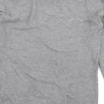 Womens UK Size M Zara Grey Basic T-Shirt