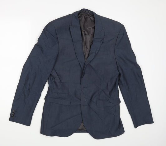 Mens UK Size 38 NEXT Regular Blue Suit Jacket