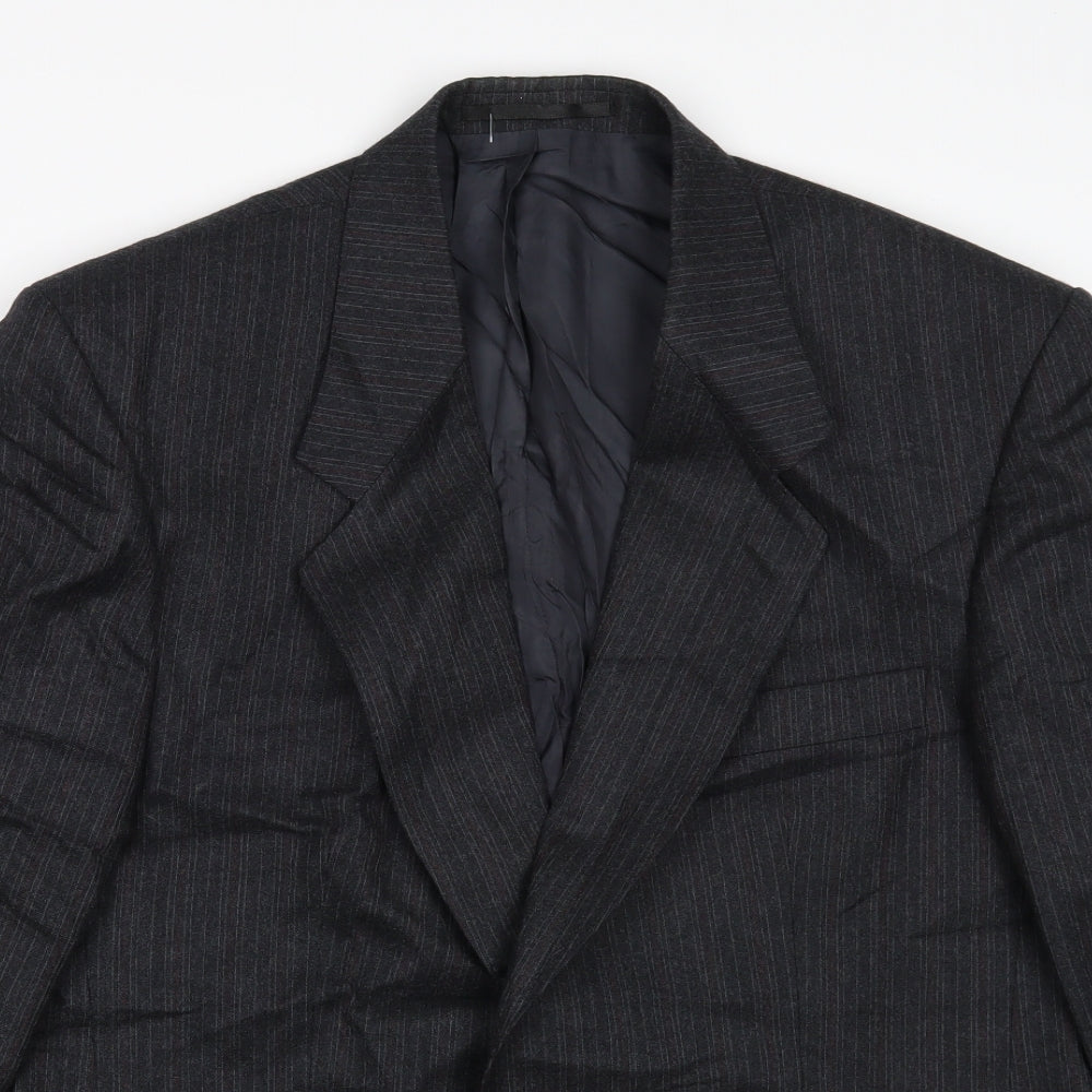Mens UK Size 44 Label Regular Grey Suit Jacket