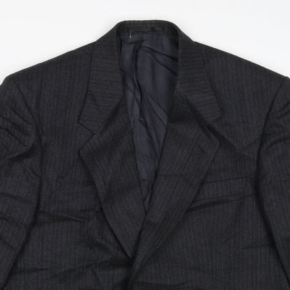 Mens UK Size 44 Label Regular Grey Suit Jacket