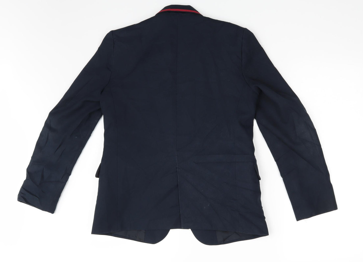 Womens UK Size One Size Preworn Regular Blue Suit Jacket