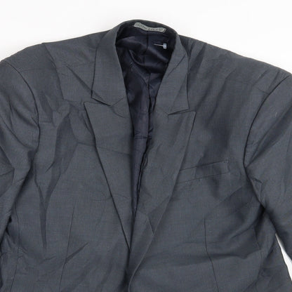 Close-up detail of Fashion women’s grey jacket suit jacket one size