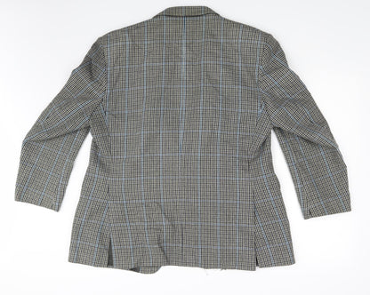 Mens UK Size One Size Brook Taverner Regular Green Suit Jacket