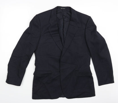 Mens UK Size M St Michael Regular Blue Suit Jacket